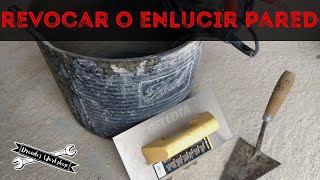 Como FRATASAR revocar o enlucir una pared con acabado fino [upl. by Palila850]