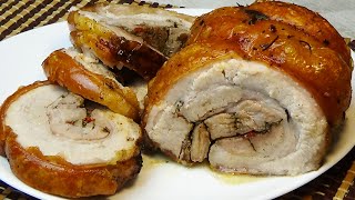 COME FARE LA PORCHETTA  Ricetta Croccante di Arrosto di Maiale [upl. by Narra]