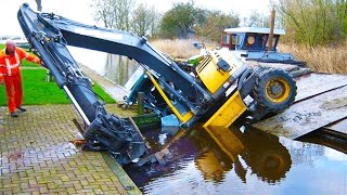 20 Dangerous FORKLIFT amp EXCAVATOR Operation Fails  Crazy Heavy Equipment Skills Win the Workplace [upl. by Notsecnirp]