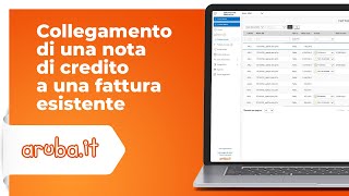 Collegamento di una nota di credito a una fattura esistente [upl. by Perry]