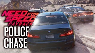 NEED FOR SPEED PAYBACK  FIRST POLICE CHASE GAMEPLAY [upl. by Wise]