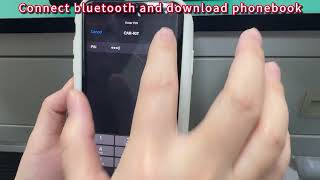 Connect bluetooth and download phonebook [upl. by Wandy122]