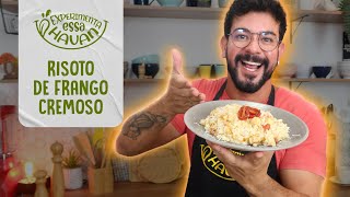 RISOTO DE FRANGO CREMOSO  DIA DOS NAMORADOS [upl. by Salkcin]