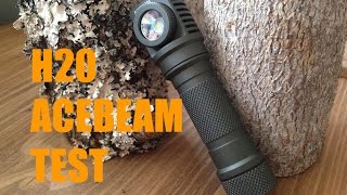 ACEBEAM H20 test  H10 vs Armytek v3 vs hc30 [upl. by Katsuyama]