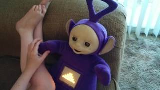 Kiana and her Teletubby Tinky Winky [upl. by Wendelin]