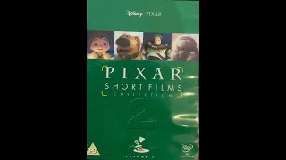 Opening to Pixar Short Films Collection  Volume 2 UK DVD 2012 [upl. by Yam]