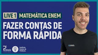 Faça contas MUITO MAIS RÁPIDO com essas técnicas  AULA 1  MATEMÁTICA ENEM [upl. by Notanhoj812]