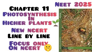 Photosynthesis in higher plants class 11  Photosynthesis in higher plants ncert ll part 1 [upl. by Cordell]