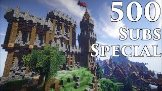 500 SUBSCRIBER SPECIAL  Minecraft Medieval Timelapse [upl. by Yarb]