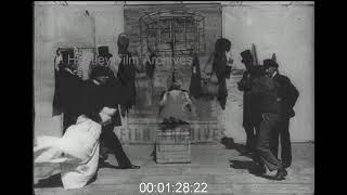 French Crime and Execution Melodrama 1900s  Archive Film Huntley 1011217 [upl. by Dagall]