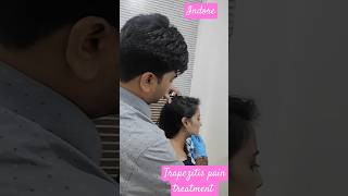 Trapezitis pain treatmentdry needlingगर्दन अकड़नneck stiffness treatmentacupuncture indore [upl. by Alika]