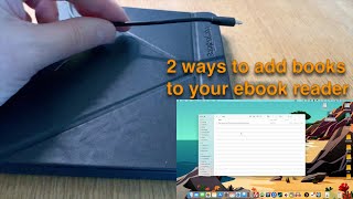 How to transfer ebooks to a Kobo Libra H2O ereader ebook reader [upl. by Hainahpez]