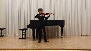 Soloist Pranciskus Kurauskas  RKreutzer Violin Etude no 2 [upl. by Sida]