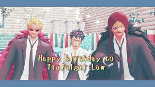 【MMD OnePiece】LawampDoflamingoampCorazon Everybody T7Ls Edit [upl. by Ploss28]