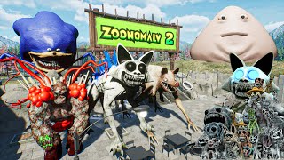 Zoonomaly 2 Official Teaser Full Game Play  Bloodthirsty Zoo Monsters Cat Sonic Pig Gorilla [upl. by Broeker]