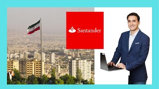 Acciones BANCO SANTANDER en bolsa 👉 caen con FUERZA por presunto uso de cuentas por parte de IRÁN [upl. by Anitsenre]