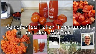 dampfentsafteter Tomatensaft im MixFino Tomatensaft aus dem Thermomix [upl. by Margalo496]