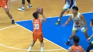 Topeng Lagrama Crossover move against Jielo Razon  MPBL SOUTH SEMIS GAME 1 [upl. by Eenar]