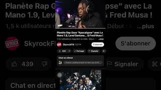 Gazo dans live chez​⁠skyrockfm music drill rap gazo albumapocalypse [upl. by Notlef]