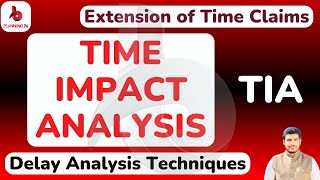 PrimaveraP6 How to do delay analysis by using Time Impact Analysis Technique  Methodology for TIA [upl. by Hgieleak]