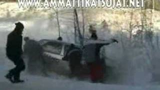 Rally crash compilation special snow rally [upl. by Bigner]