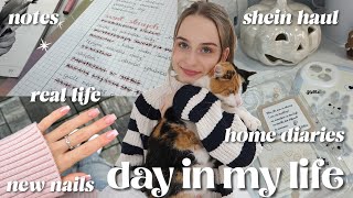 DAY IN MY LIFE shein haul new nails kalendarze adwentowe pogadankowy vlog [upl. by Wolfson]