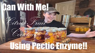 Using Pectic Enzyme and Canning Fruit Cocktail [upl. by Kopple119]