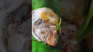 കരിമീൻ fry Village Cooking shorts fypシ゚viral fyp viralvideo villagerecipe [upl. by Ellerahc]