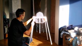 IKEA hacks ANTILOP how to make a swing from a chair [upl. by Nawed760]