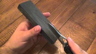 Removing Serrations From A Knife Part 1 of 2 [upl. by Ielirol]