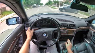 Pov Drive Bmw 740i E38 44 Manual [upl. by Torto]