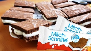 MILCHSCHNITTE selber machen  Schnell selbstgemachte MILCH SCHNITTE KK mit MaMo DIY Rezept 2016 [upl. by Ymarej]