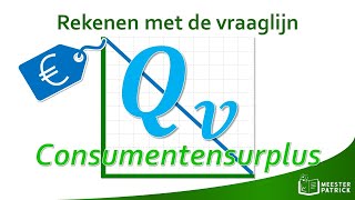 Rekenen met de vraaglijn  Economie [upl. by Anelaj542]