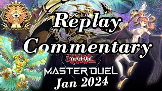 MASTER TIER 1 Harpie TriBrigade Replays w Commentary  YuGiOh Master Duel February 2024 [upl. by Masson]