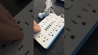 17 in 1 power strip surge protector with 11 outlets 4 usb ports and 2 usb c ports [upl. by Micheal715]