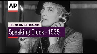 Speaking Clock  1935  The Archivist Presents  134 [upl. by Beckie633]