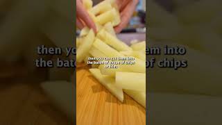 Air fryer chips 🍟chips fries airfryer potato snacks easyrecipes [upl. by Anirok]