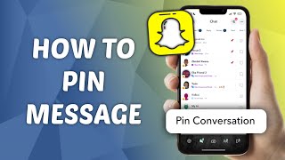 How to Pin Message on Snapchat [upl. by Sollows]