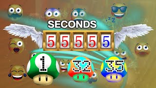 ฺBCG 55555 Seconds Countdown55555 Angel Number55 FIVE DayRemix Mario Sports Mix Mario Stadium [upl. by Trescha829]