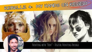 Rebelle 4 My Review hands on digital drawing and painting review [upl. by Lenor342]