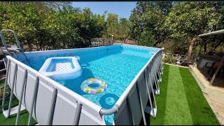 Biggest Portable Swimming Pool For Farm House [upl. by Maighdlin]