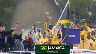 Team Jamaica at the Olympics Opening Ceremony 2024🇯🇲🇯🇲🇯🇲🇯🇲 [upl. by Udenihc808]