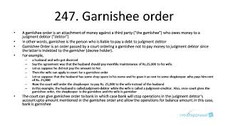 247 Garnishee order [upl. by Wieren79]