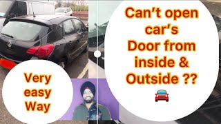 How to fix car’s doors that won’t open 🚘 🚙 🚗 [upl. by Anits]