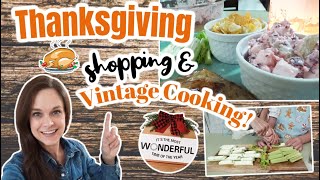 Thanksgiving Turkey Haul amp Vintage Side Dishes Vintage Recipes for the Holidays 2023 [upl. by Nhguaved323]