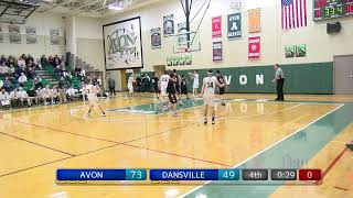 Dansville at Avon  Boys Basketball [upl. by Amethist]