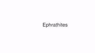 How to pronounce Ephrathites [upl. by Atiugram]