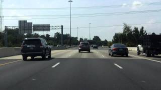 Intercounty Connector Interstate 370 Exits 3 to 1 westbound [upl. by Shriner]