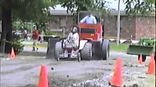 Mini Modified Tractor Pull Aunt Kim 1994 Video 4 [upl. by Germain]