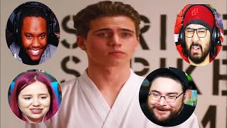 Reactions to Robby vs Cobra Kai  Season 4 Episode 1 [upl. by Yliram]